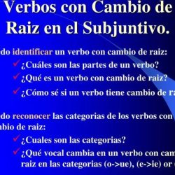 Verbos con cambio de raiz