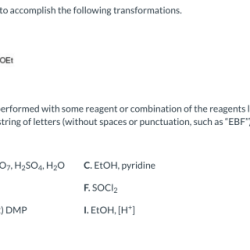 Carry identify needed each reagents solved transformation transcribed problem text been show has