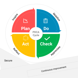 The pdsa cycle forms the conceptual basis for continuous improvement