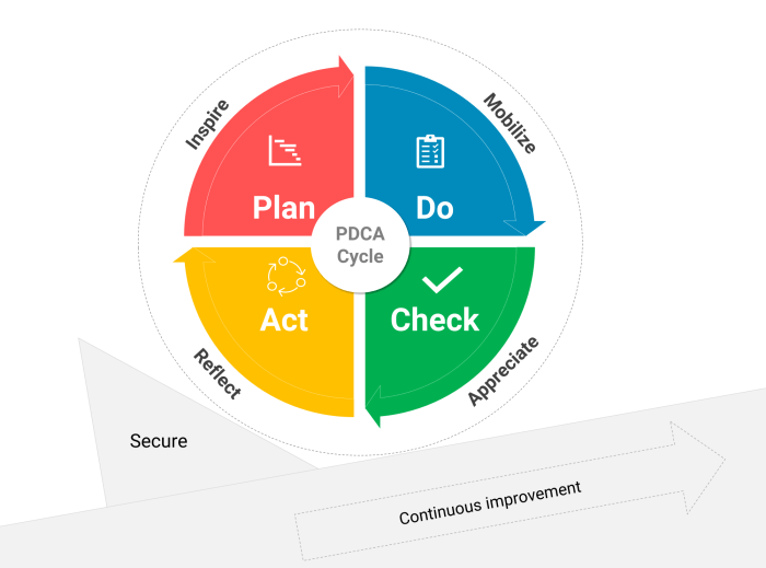 The pdsa cycle forms the conceptual basis for continuous improvement